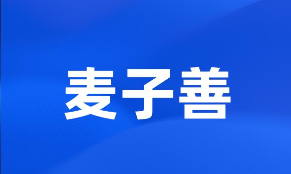 麦子善