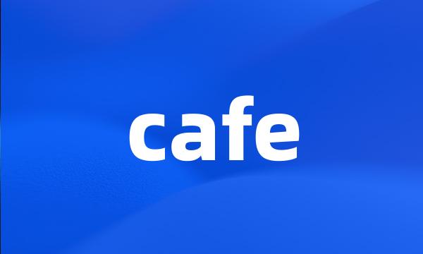 cafe