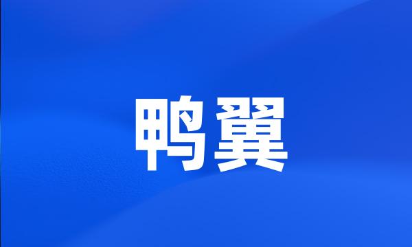 鸭翼