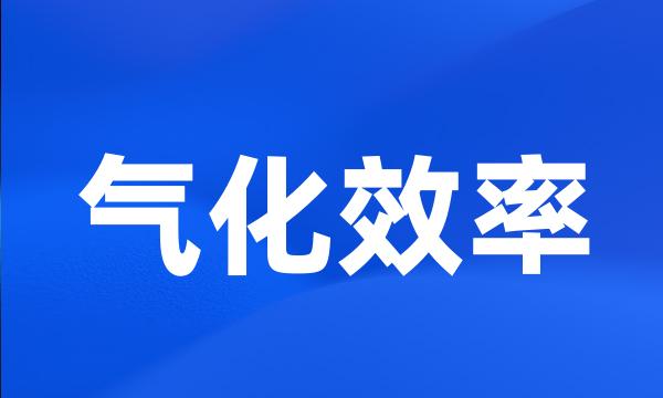 气化效率