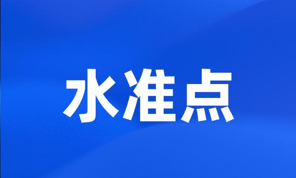 水准点