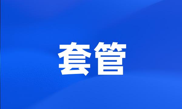 套管