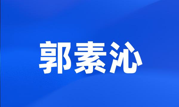 郭素沁