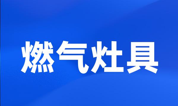 燃气灶具