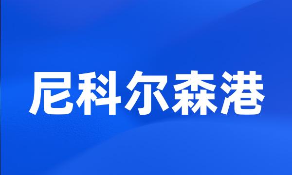 尼科尔森港