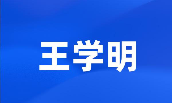 王学明