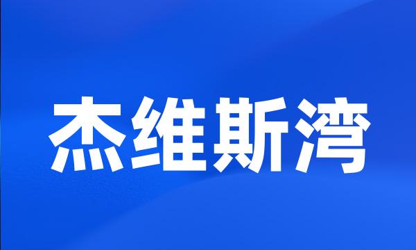 杰维斯湾