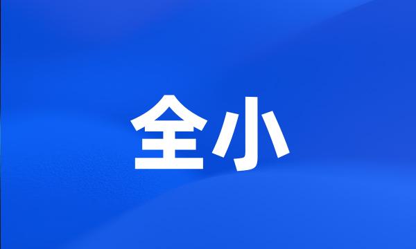 全小