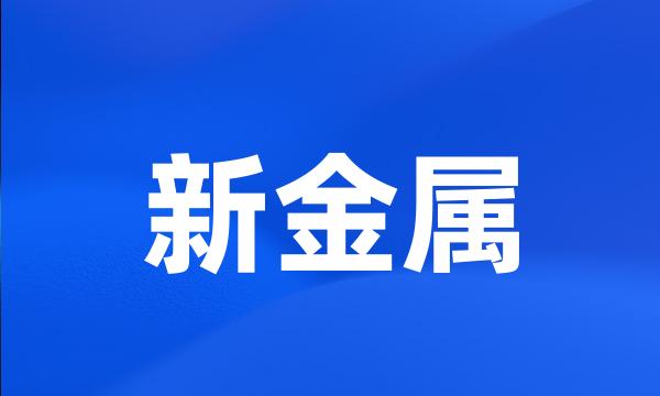 新金属