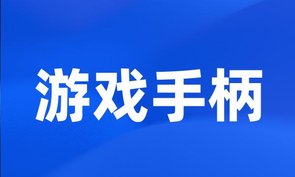 游戏手柄