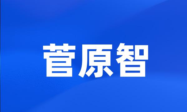 菅原智