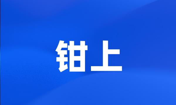 钳上