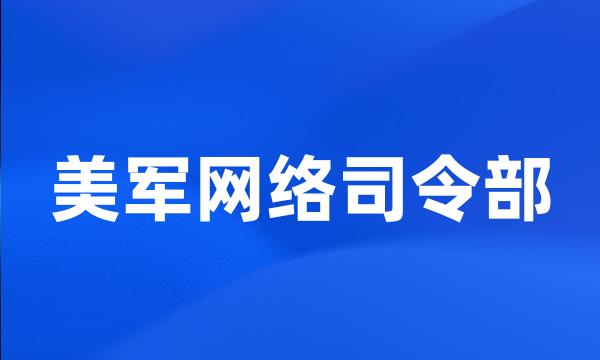 美军网络司令部