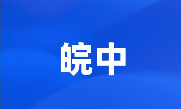 皖中