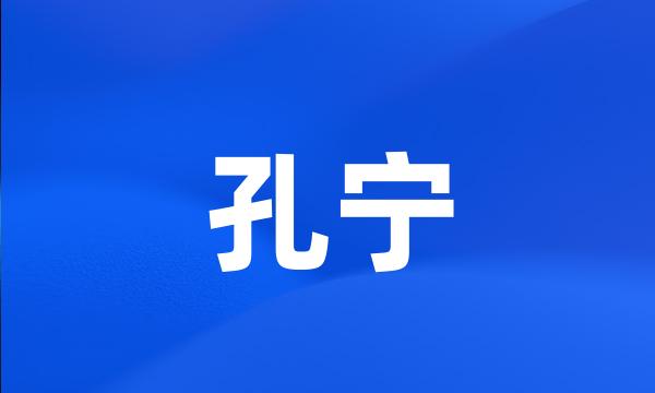 孔宁