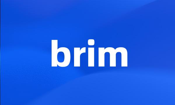 brim