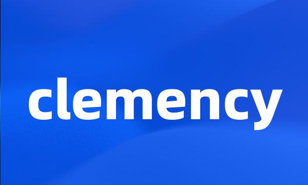 clemency