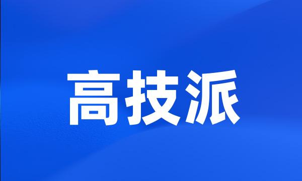 高技派