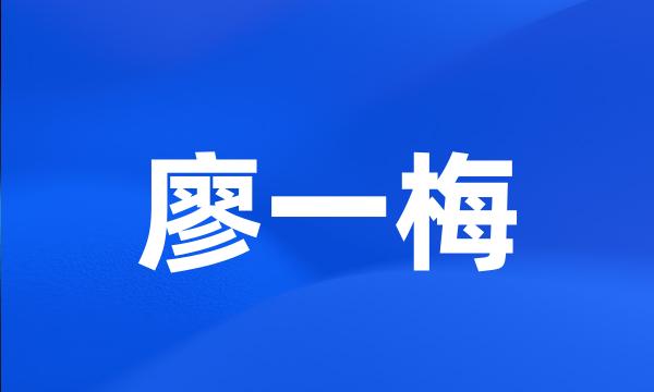 廖一梅