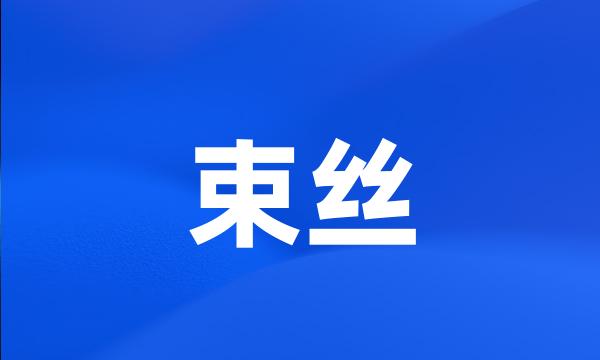 束丝