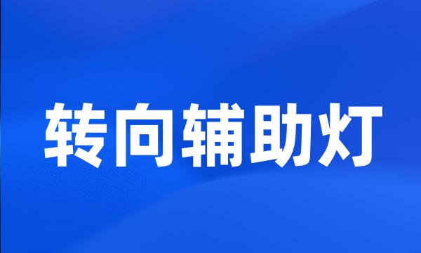 转向辅助灯