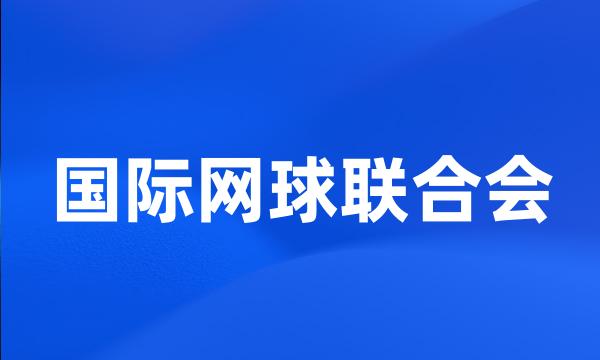 国际网球联合会