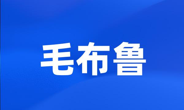 毛布鲁