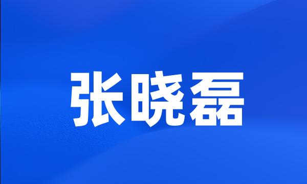 张晓磊