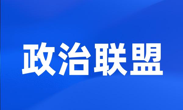 政治联盟