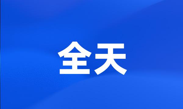 全天