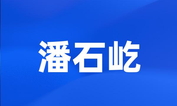 潘石屹