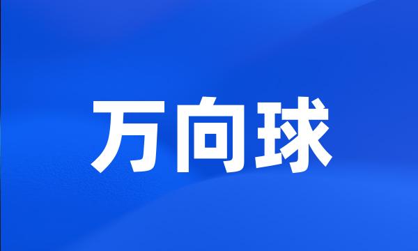 万向球