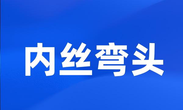 内丝弯头