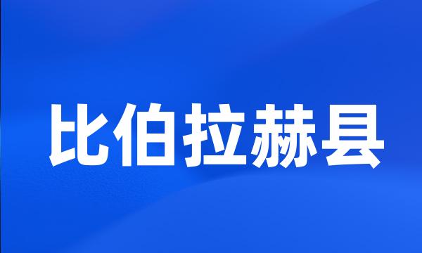 比伯拉赫县