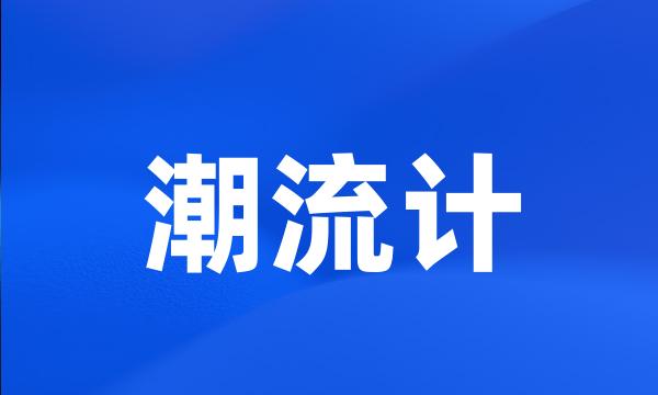 潮流计