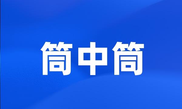 筒中筒