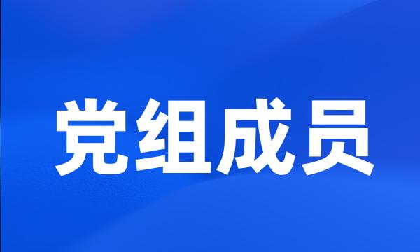 党组成员