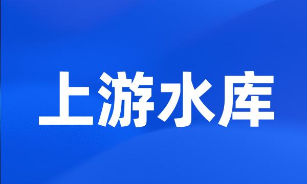 上游水库