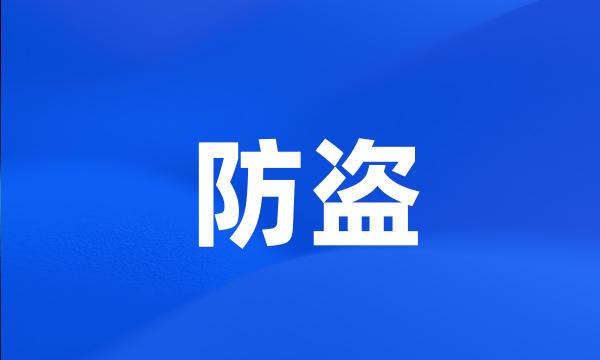 防盗