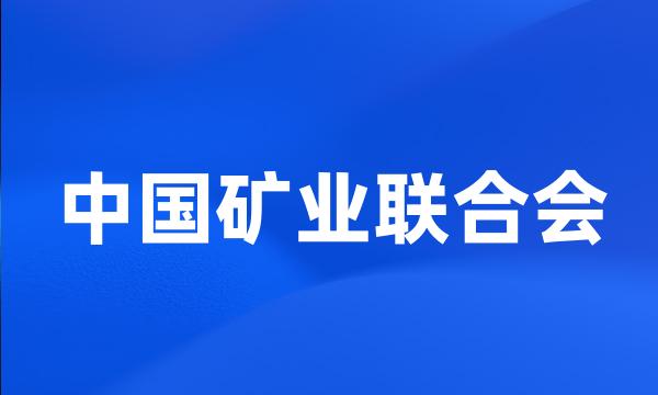 中国矿业联合会