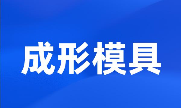 成形模具