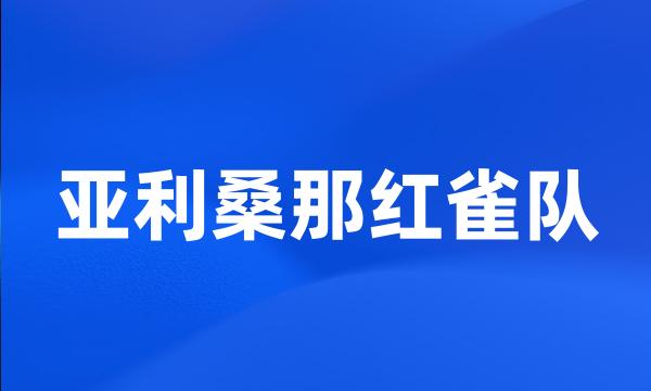 亚利桑那红雀队