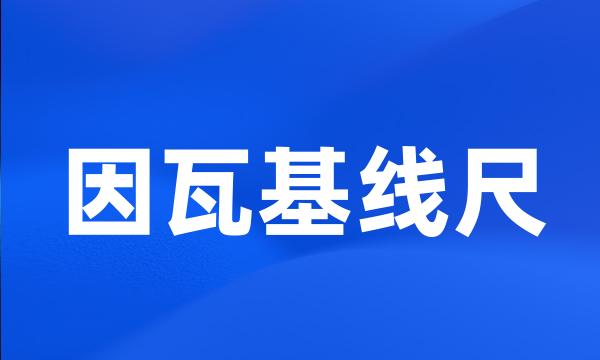 因瓦基线尺