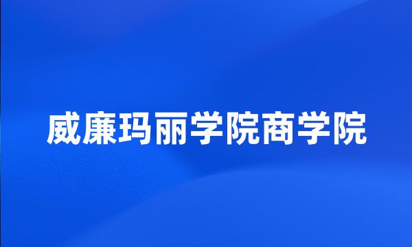 威廉玛丽学院商学院