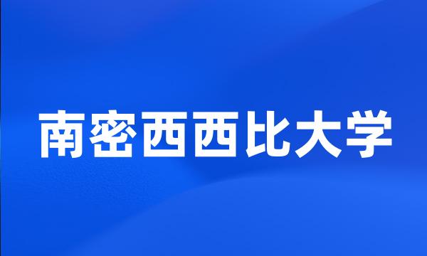 南密西西比大学