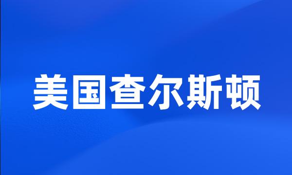 美国查尔斯顿