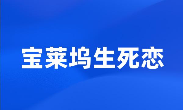 宝莱坞生死恋