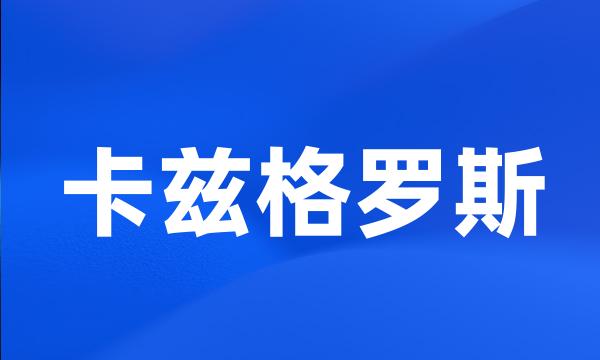 卡兹格罗斯