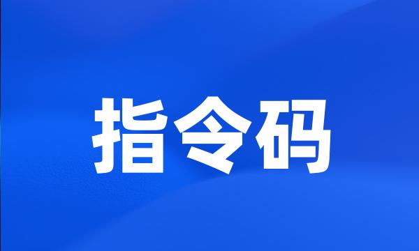 指令码