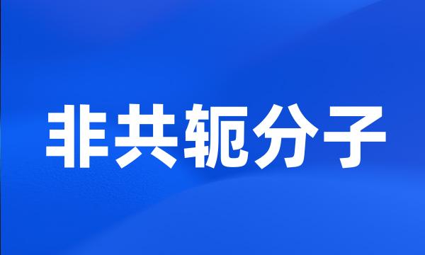 非共轭分子